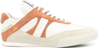Chlo&eacute; Desert Brown Lace-Up Sneakers