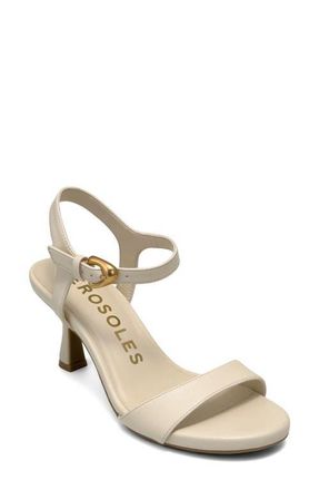 Aerosoles Divia Ankle Strap Sandal in Eggnog Fx Nappa at Nordstrom, Size 9.5