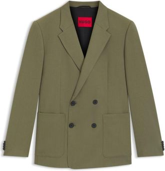 HUGO BOSS Slim-fit jacket in stretch ripstop