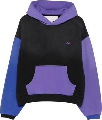 ERL Color Block Hoodie - Heren - Hoodies - Veelkleurig - L - Katoen - Hoodies & sweatvesten
