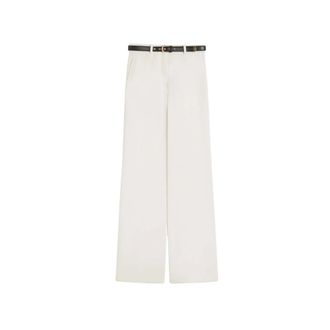 Max Mara Wide Trousers, female, Beige, Size: 2XS Cady Trousers