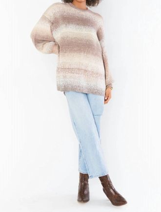 Show me your Mumu Timothy Tunic Sweater In Neutral Space Dye Knit