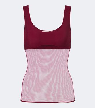 Nensi Dojaka Semi-sheer tank top