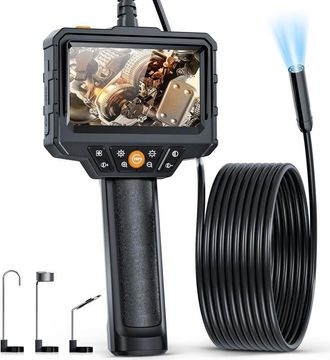 OEM Endoscopio Digital Industrial, C&aacute;mara De Inspecci&oacute;n De Tuber&iacute;as De Alcantarillado Con Pantalla Ips De 4,3 Pulgadas, C&aacute;mara Tipo Serpiente Impermeable 