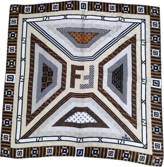 Fendi Pre-owned Scarves, female, Multicolor, Size: ONE SIZE Pre-owned Bandana