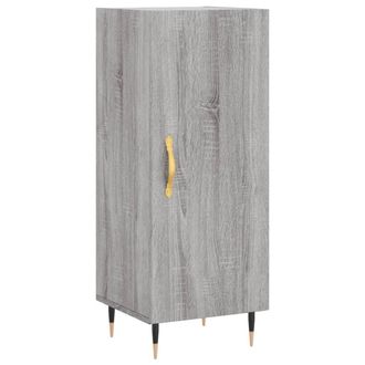 vidaXL Vidaxl - Aparador Madera De Ingenier&iacute;a Gris Sonoma 34,5x34x90 Cm