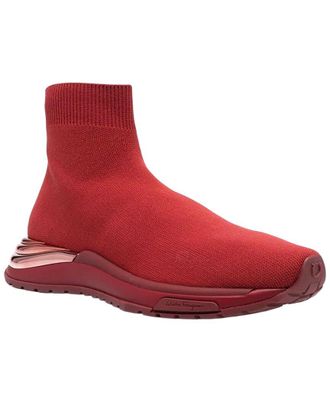 Ferragamo Knitted Leather Sneaker