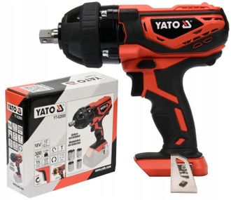 OEM Llave De Impacto Yato Para Ruedas, Inal&aacute;mbrica, 18 V, 1/2, 300 Nm, Modelo Yt-82805