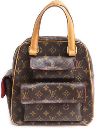 Louis Vuitton Pre-owned Vintage Monogram Canvas Handbag - Dames - Vintage Handtas - Bruin - ONE Size - Vintage