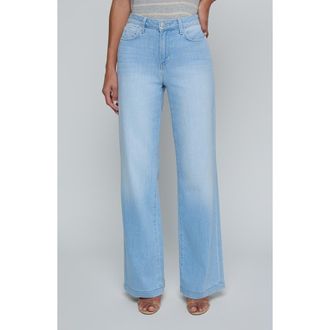 L'agence Scottie High Waist Wide Leg Jeans in Bayridge at Nordstrom, Size 24