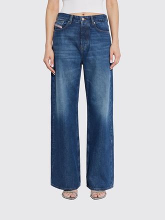 Diesel Jeans 1996 D-Sire a gamba larga e vita bassa in denim di cotone