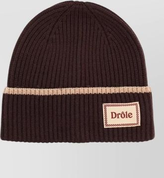 Dr&ocirc;le de Monsieur merino wool beanie