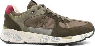 Premiata Mase 7820 Sneakers - Heren - Sneakers - Groen - 41 EU - Leer - Schoenen