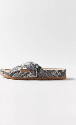 Matisse Footwear Womens Ying Yang Sandal In Blk/white Snake