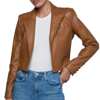 L'agence Dulcie Jacket In Soft Cognac