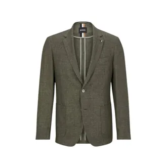 HUGO BOSS Jassen, Heren, Groen, L, Boss - Jassen > Blazers