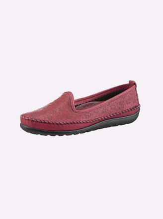 Gemini Ballerina GEMINI, Damen, Gr. 39, rot, Glattleder, Schuhe Ballerina
