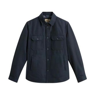 Woolrich Hombre, Chaquetas, Azul, Talla: L