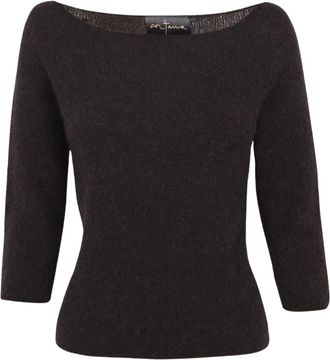 Cortana Tops - Dames - Ronde hals truien - Bruin - 2XS - Truien & Vesten