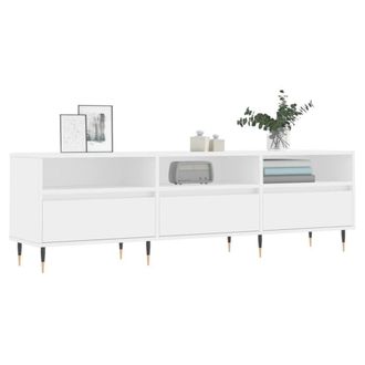 Berkfield Home TV Cabinet White 150x30x44.5 cm Engineered Wood