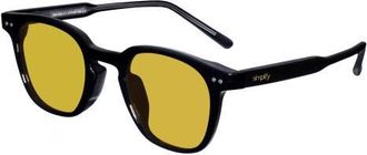 Simplify Alexander Polarized Sunglasses in Black/yellow at Nordstrom