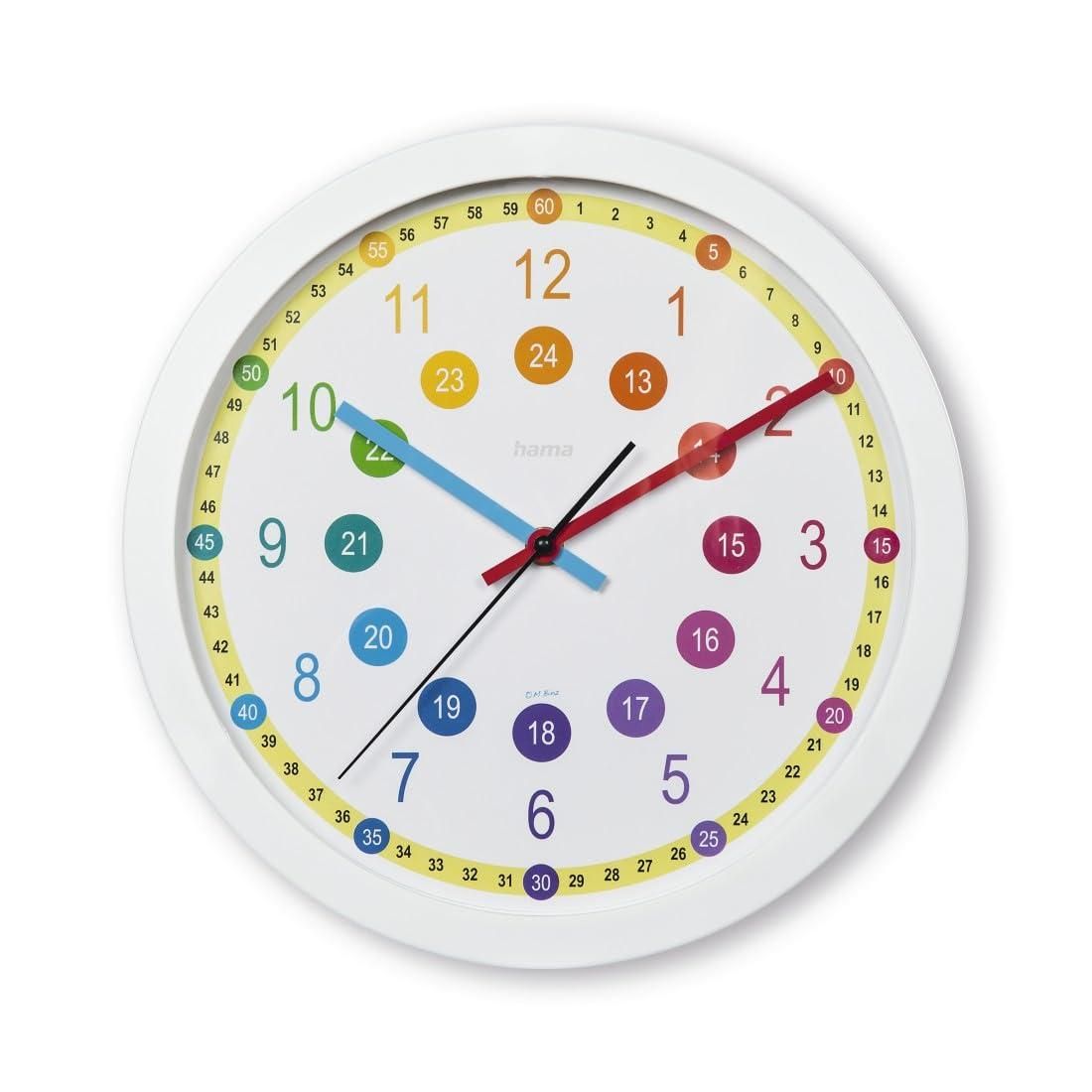 Hama Digitale Wanduhr - Zeit, Datum Und Wochentag In 7 Sprachen Anzeigbar