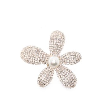Rosantica Crystal-embellished Faux-pearl Brooch