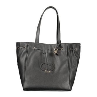 Guess Nero Poliuretano Women Womens Handbag