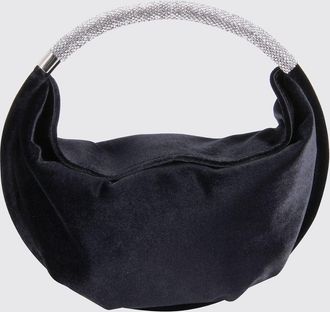 Twentyfourhaitch Borsa Mercury Twenty Fourhaitch in velluto con manico gioiello