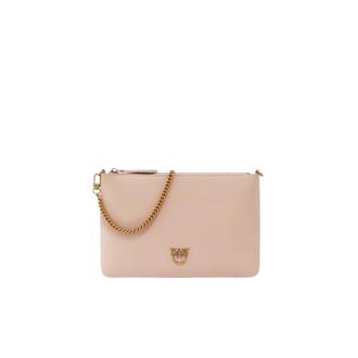 Pinko Pinko, Dames, Tassen, Roze, Maat: ONE Size Leer