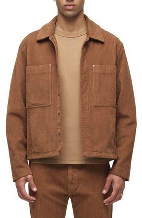 Hudson Worker Corduroy Shirt Jacket in Toffee at Nordstrom Rack, Size X-Large