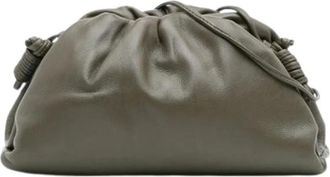 Bottega Veneta Pre-owned Clutches, female, Brown, Size: ONE SIZE Pre-owned Vintage Leather Crossbody Bag