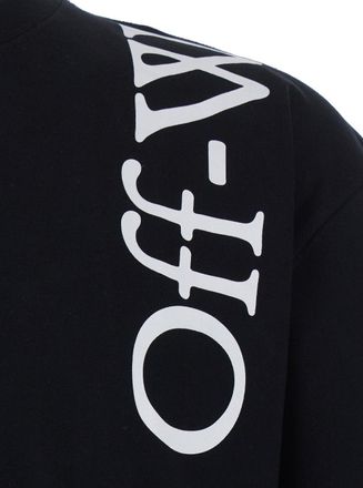 Off-white Vertical Bookish T-Shirt - Black