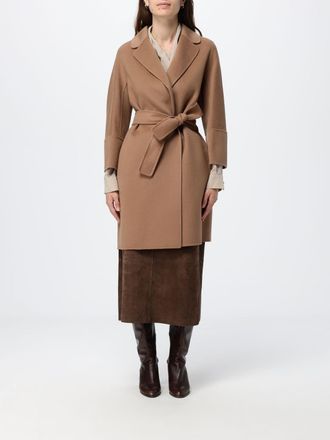 Max Mara S Max Mara Knee-Length Robe Coat in Pure Virgin Wool