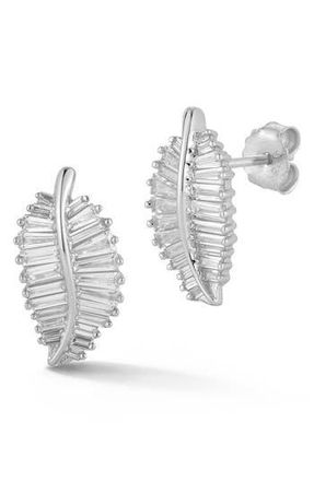 Glaze Jewelry Sterling Silver Leaf Stud Earrings at Nordstrom Rack