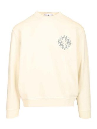 Stone Island Organic Cotton Sweatshirt