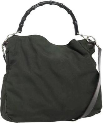 Gucci Pre-owned Nylon borse-gucci - - Pre-owned - Donna - Verde - ONE SIZE
