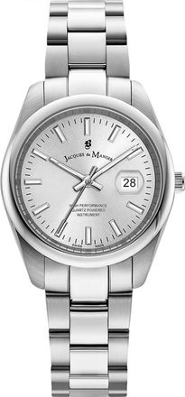 Jacques du Manoir Womens JWL03801 Ladies Allure Watch - Silver - One Size