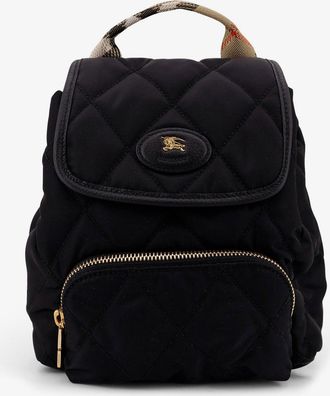 Burberry Zaino in nylon con patch logo in pelle - BURBERRY - gender_Woman