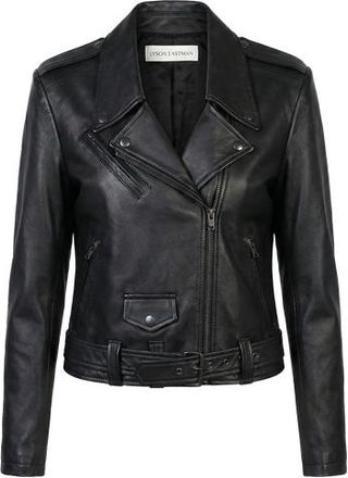 ALYSON EASTMAN Moto Jacket in Black at Nordstrom, Size X-Small
