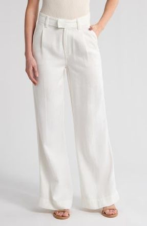 7 For All Mankind Pleated Wide Leg Trousers in Vesper at Nordstrom Rack, Size 32