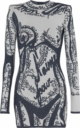 Balmain Mujer, Vestidos, Azul, Talla: S