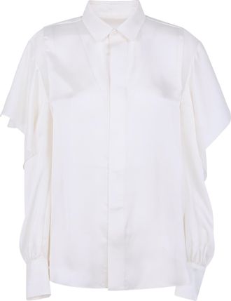 sacai Satin X Chiffon Shirt