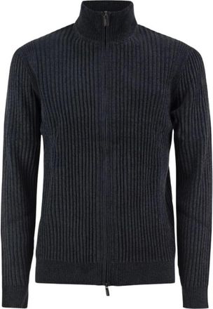 Roberto Ricci Design C&aacute;rdigan de canal&eacute; con cremallera - Knitwear - Hombre - Azul - XL