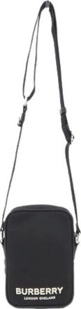 Burberry Pre-owned Cross Body Bags, male, Black, Size: ONE SIZE Pre-owned Crossbody Bag