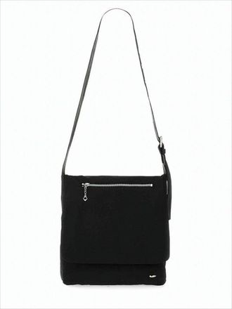 Our Legacy Black Shoulder Bag With Flap Closure