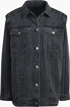 adidas Originals Adidas Originals Womens Denim Shirt jk - Black - Size: 12