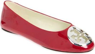 Tory Burch Reva Ballerina Flat in Toucan Red at Nordstrom, Size 6.5