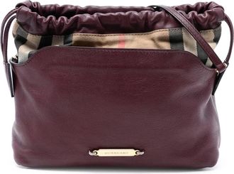 Burberry Pre-owned Shoulder Bags, female, Red, Size: ONE SIZE Pre-owned Leather Shoulder Bag