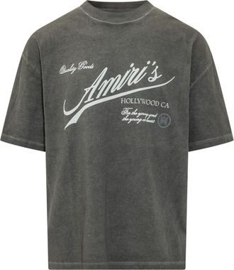 Amiri Dark Grey Graphic T-Shirts